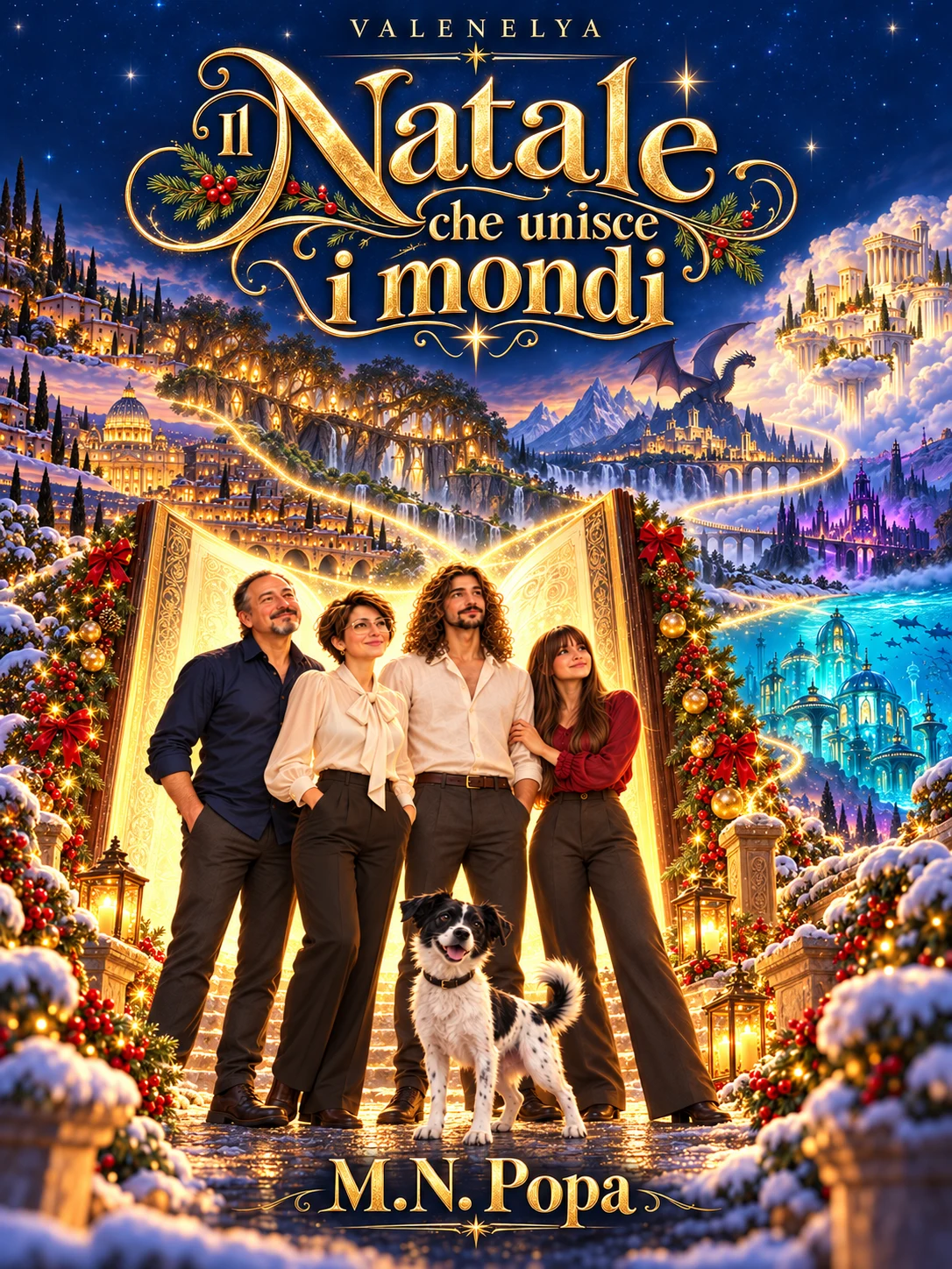 Copertina italiana — Il Natale che unisce i mondi, M.N. Popa